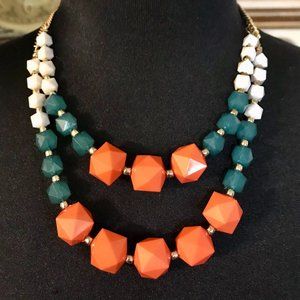 ASHLEY COOPER DOUBLE STRAND BEADED NECKLACE